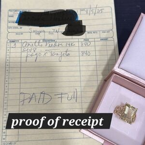 Elegant Gold Ring with Large Gemstone